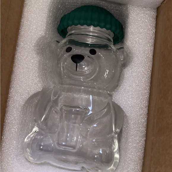 Cute Bear Glass Tumbler with Straw - Picture 1 of 15